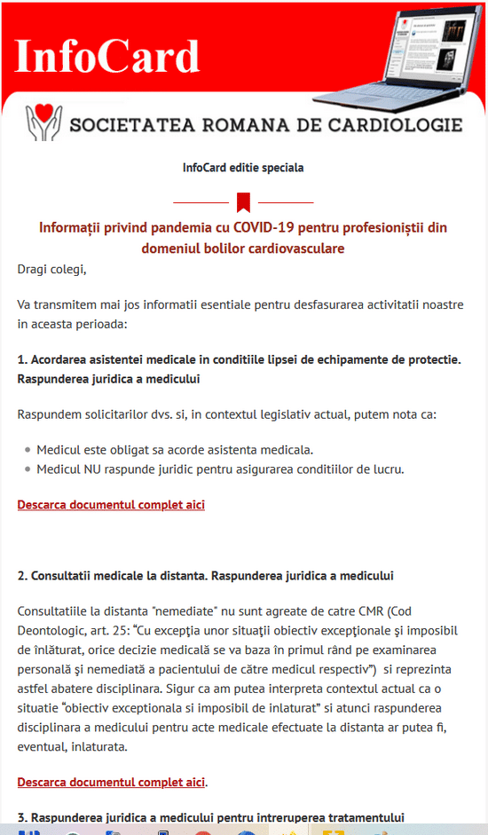 infocard editie speciala 2020